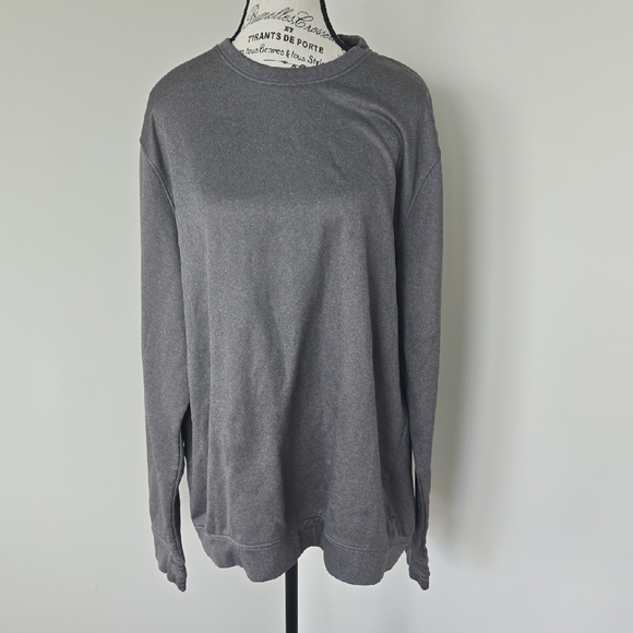 Old Navy Active Gray Fleece Sweatshirt - Picture 1 of 3